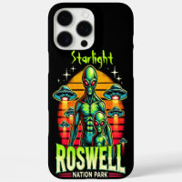Het buitenaardse ontmoetingspark van Roswell wacht