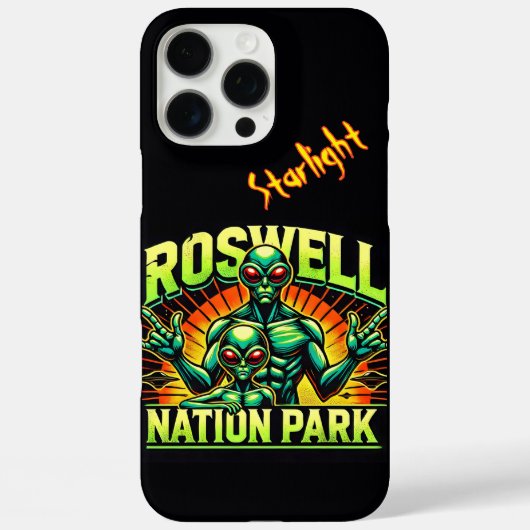 Het buitenaardse ontmoetingspark van Roswell wacht Case-Mate iPhone Case (Achterkant)