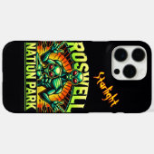 Het buitenaardse ontmoetingspark van Roswell wacht Case-Mate iPhone Case (Achterkant (horizontaal))