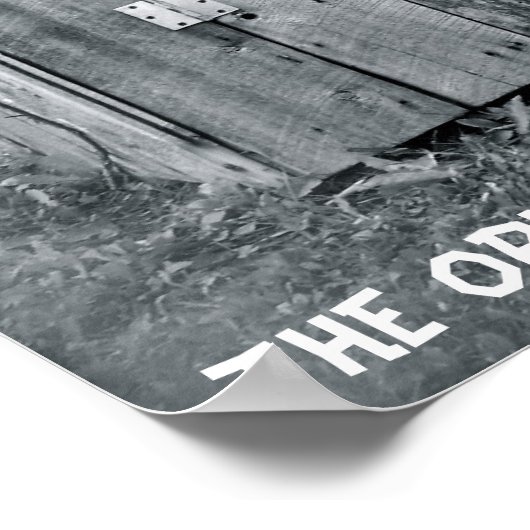 "Het buitenhuis" Poster (Hoek)