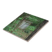 Het buitenhuis tegeltje (Zijkant)