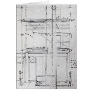 Het buitenhuis van Issac wordt geschilderd