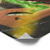 Het buitenlandse model poster (Hoek)