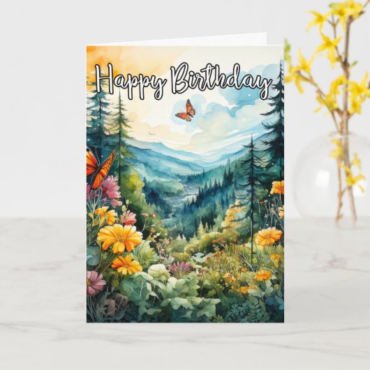 Het buitenleven in het voorjaar kaart (Gele Bloem)