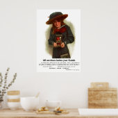 Het buitenmeisje. Circa 1911. Poster (Keuken)