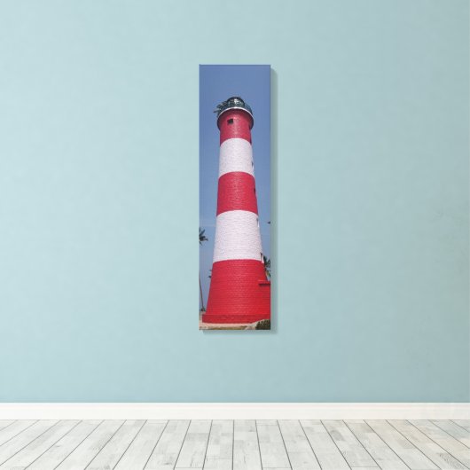 Het buitenste verticale canvas van de vuurtoren va (Insitu (Houten vloer))