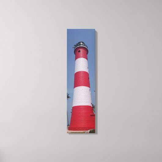 Het buitenste verticale canvas van de vuurtoren va afdruk (Voorkant)
