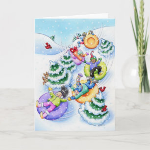 Het Buizenstelsel van de sneeuw Feestdagen Kaart