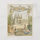 Het Bulgaarse paviljoen in de Universele Universit Briefkaart (Voorkant)