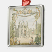 Het Bulgaarse paviljoen in de Universele Universit Metalen Ornament (Links)