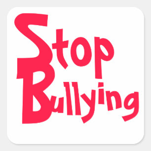 Het Bullying van het einde - Belangrijk Bericht Vierkante Sticker