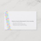 Het Bundelen van de gebeurtenissen van de vlaggenp Visitekaartje (Achterkant)