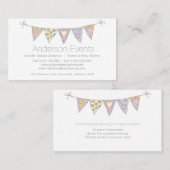 Het Bundelen van getrokken visitekaartjes van de p (Voorkant / Achterkant)