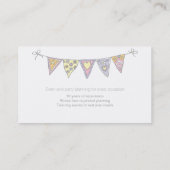 Het Bundelen van getrokken visitekaartjes van de p (Achterkant)