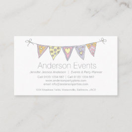 Het Bundelen van getrokken visitekaartjes van de p