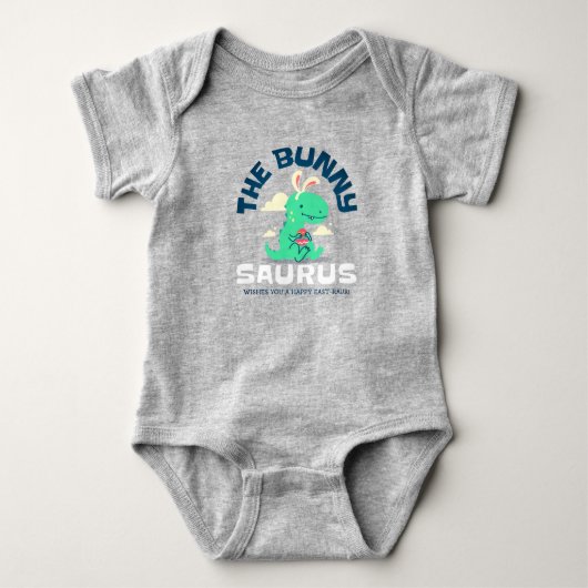 Het Bunny Saurus Bodypakje Romper (Voorkant)