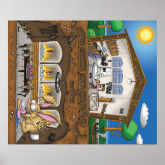 Het Bunny-Show Poster