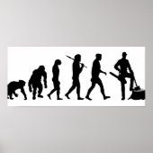 Het bunyanwerk van de Lumberjack tree feller logge Poster (Voorkant)