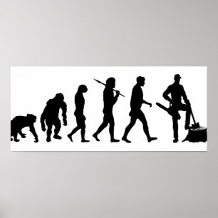 Het bunyanwerk van de Lumberjack tree feller logge Poster