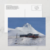 Het Buoy House onder de Pyramide Mountain Briefkaart (Voorkant / Achterkant)