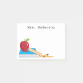 Het bureau van de leerkracht, speciaal ontwikkeld, post-it® notes (Voorkant)