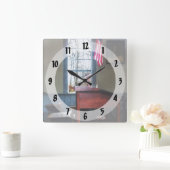 Het Bureau van de schoolmeester Vierkante Klok (Huis)