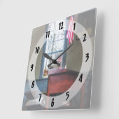 Het Bureau van de schoolmeester Vierkante Klok (Hoek)