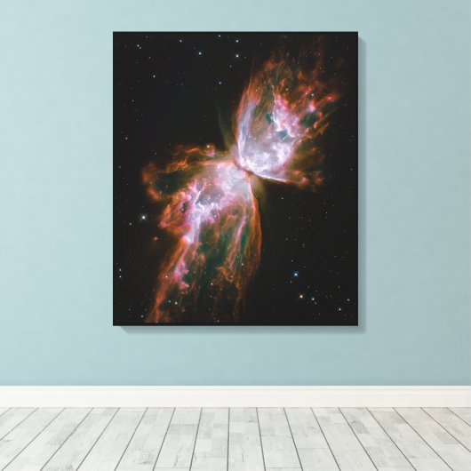 Het Butterfly-effect Canvas Afdruk (Insitu (Houten vloer))