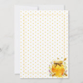 Het Buzz Bumble Bee Baby shower Kaart (Achterkant)