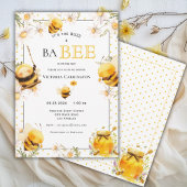 Het Buzz Bumble Bee Baby shower Kaart