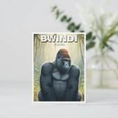 Het Bwindi Impenetrable National Park in Oeganda Briefkaart (Staand voorkant)