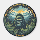 Het Bwindi Impenetrable National Park in Oeganda Magneet (Voorkant)