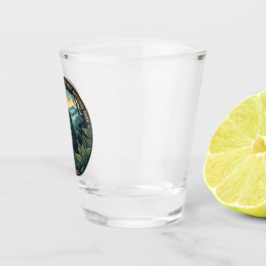 Het Bwindi Impenetrable National Park in Oeganda Shot Glas (Rechts)