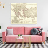 Het Byzantijnse Rijk tot de Xite Canvas Afdruk (Insitu (Woonkamer))