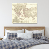 Het Byzantijnse Rijk tot de Xite Canvas Afdruk (Insitu (Slaapkamer))