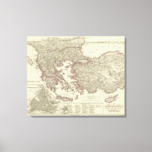 Het Byzantijnse Rijk tot de Xite Canvas Afdruk