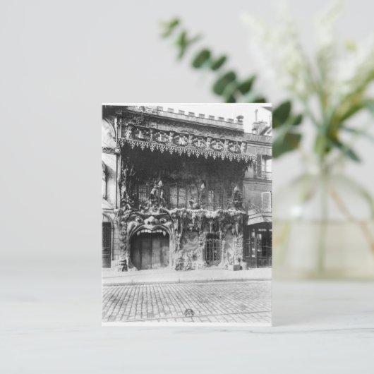 Het cabaret DE "l'Enfer" in Parijs Briefkaart (Staand voorkant)