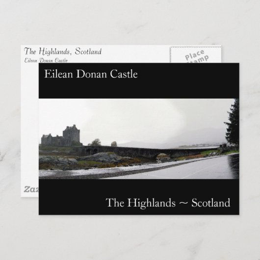 Het Cadeau en het verleden, de Hooglanden ~ Scotl. Briefkaart (Voorkant / Achterkant)