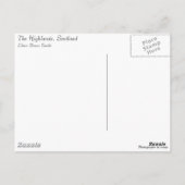 Het Cadeau en het verleden, de Hooglanden ~ Scotl. Briefkaart (Achterkant)