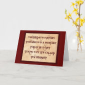 Het cadeau kaart (Gele Bloem)