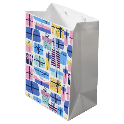Het Cadeau Medium Cadeauzakje (Achterkant Gekanteld)