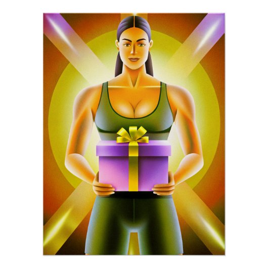 Het cadeau perfect poster (Voorkant)