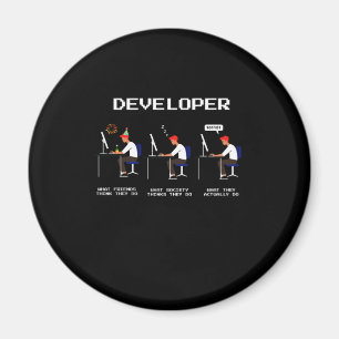 Het cadeau van de Computer Nerd Geek van de Progra Magneet