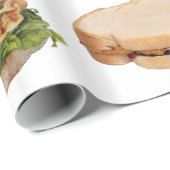 Het cadeau van Sandwiches-pakpapier Cadeaupapier (Rol Hoek)