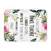 Het cadeau voor Dance-leraar weghalen Dank u wel,  Magneet (Horizontaal)