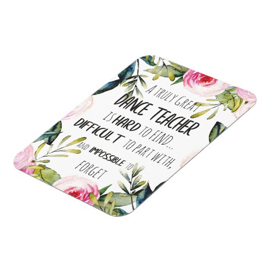 Het cadeau voor Dance-leraar weghalen Dank u wel,  Magneet (Linkerzijde)