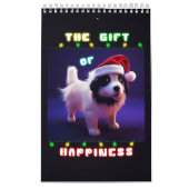 Het cadeautje van geluk puppy 25 december kerstmis kalender (Hoes)