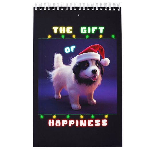 Het cadeautje van geluk puppy 25 december kerstmis kalender (Hoes)
