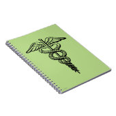 Het Caduceus-symbool Notitieboek (Rechterzijde)