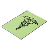 Het Caduceus-symbool Notitieboek (Linkerzijde)